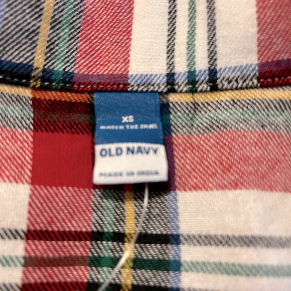 Old Navy NWT Women’s Plaid Pajama Size XS - Picture 2 of 5